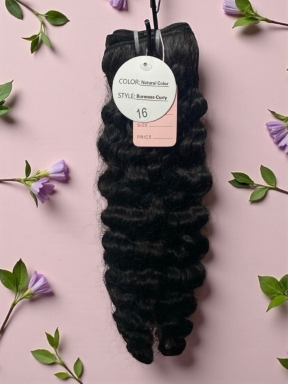 16"  BURMESE CURLY - NATURAL