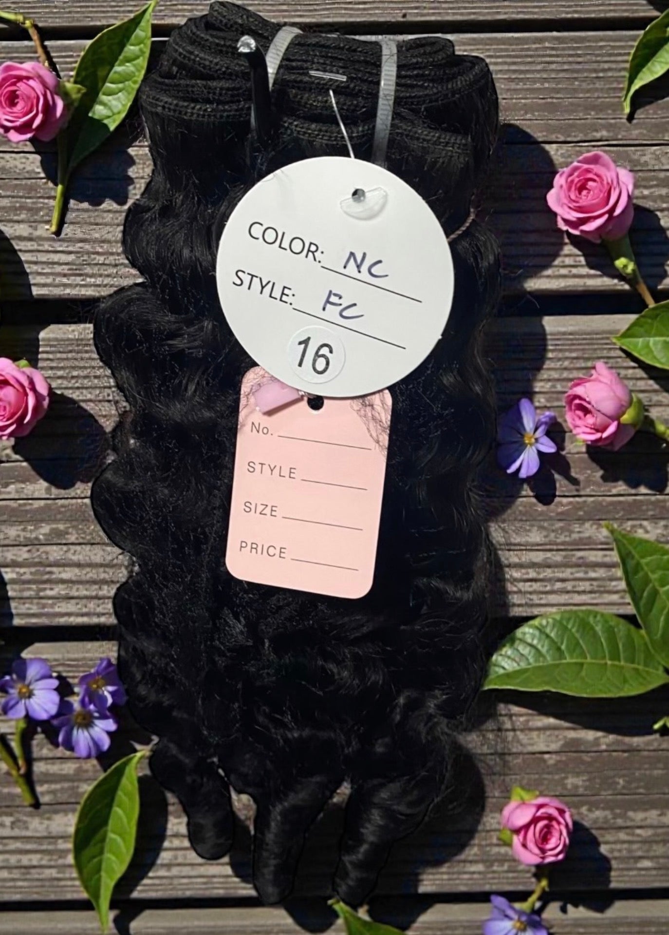 16" FRENCH CURL - NATURAL