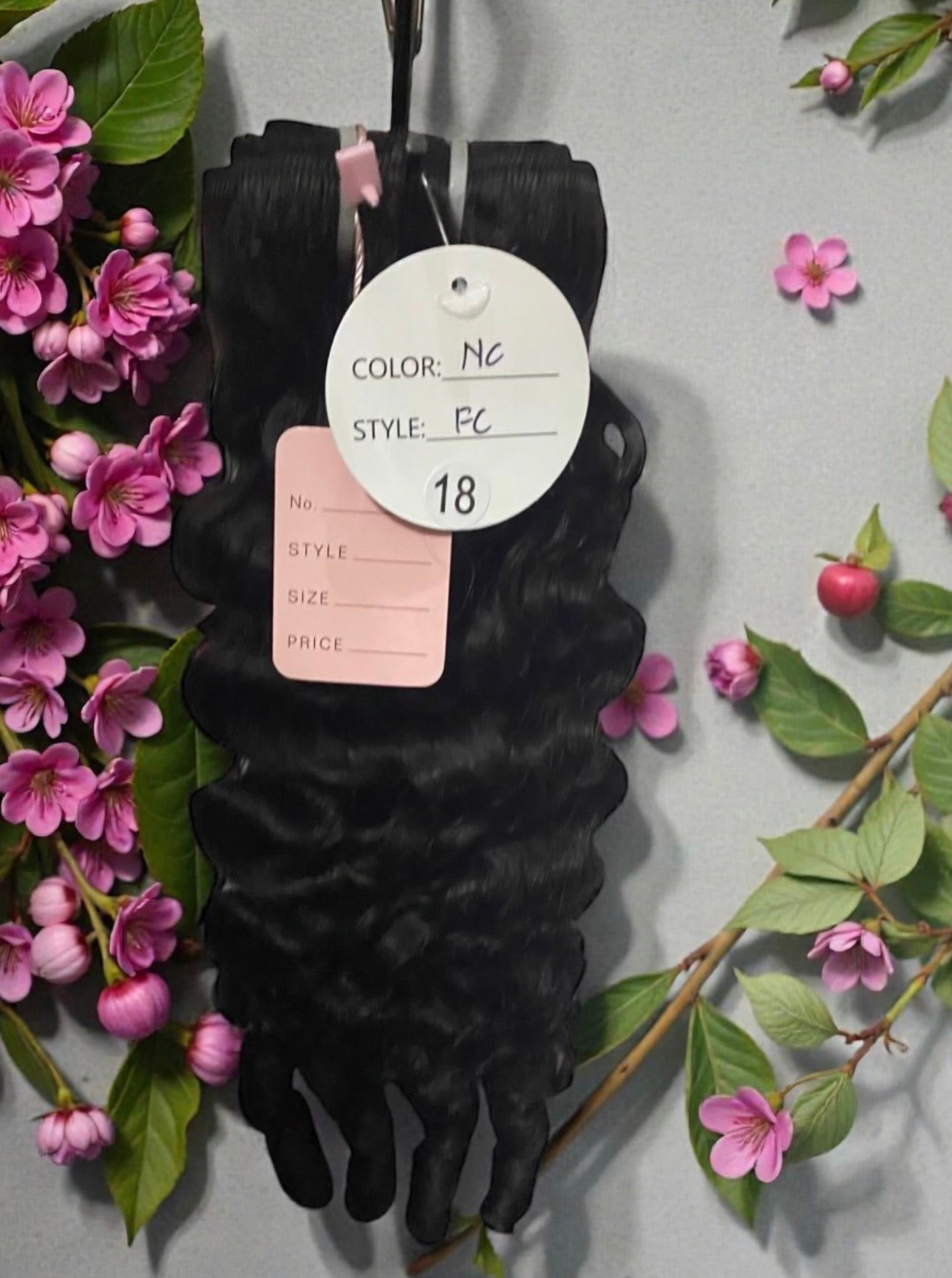 18" FRENCH CURL - NATURAL
