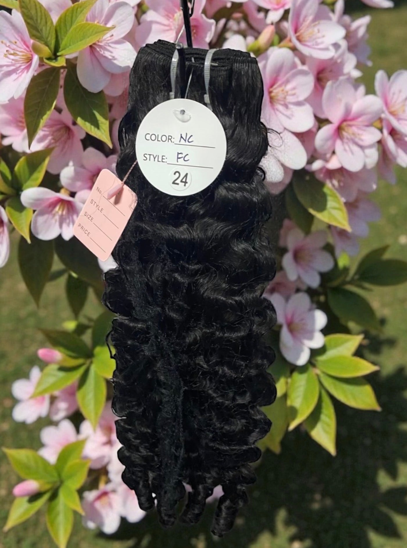 24" FRENCH CURL - NATURAL
