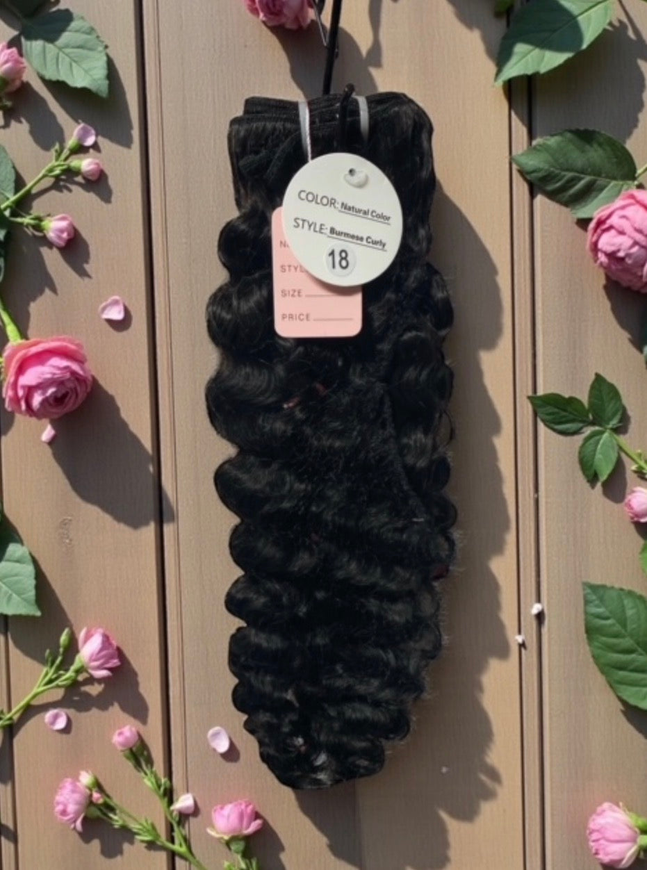 HHFC 18" BURMESE CURLY - NATURAL